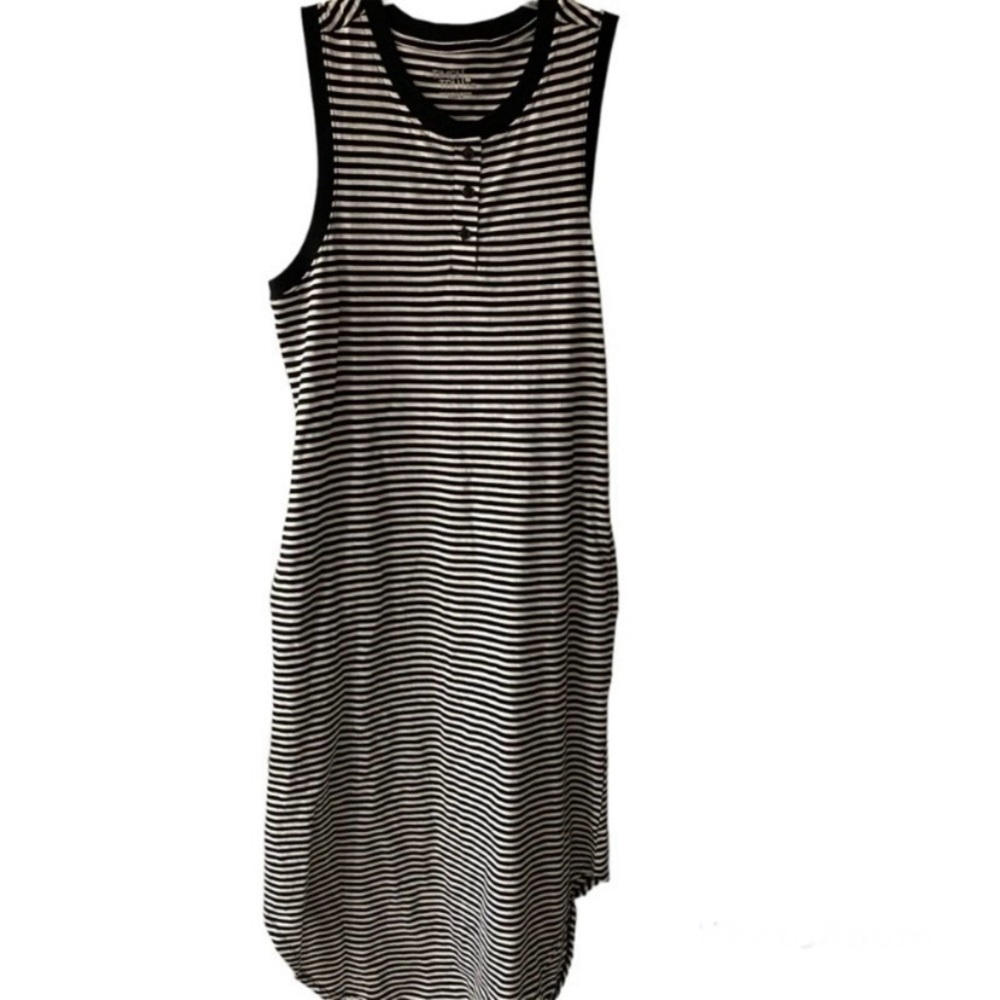 Time and Tru Striped Maxi Tank Dress size medium